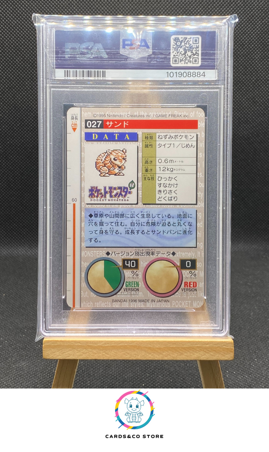 Sandshrew - Red Carddass Monsters Collection - No.027 dos
