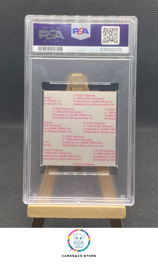 Daiichi Pan DC Stickers Poke Maze - Victini - JPN - PSA 9 - dos