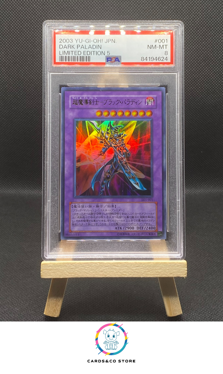 2003 - Yu-Gi-Oh! - Limited Edition 5 - Dark Paladin #001 - JPN - PSA 8 Cards&co Store 2003 - Yu-Gi-Oh! - Limited Edition 5 - Dark Paladin #001 - JPN - PSA 8 Cards&co Store