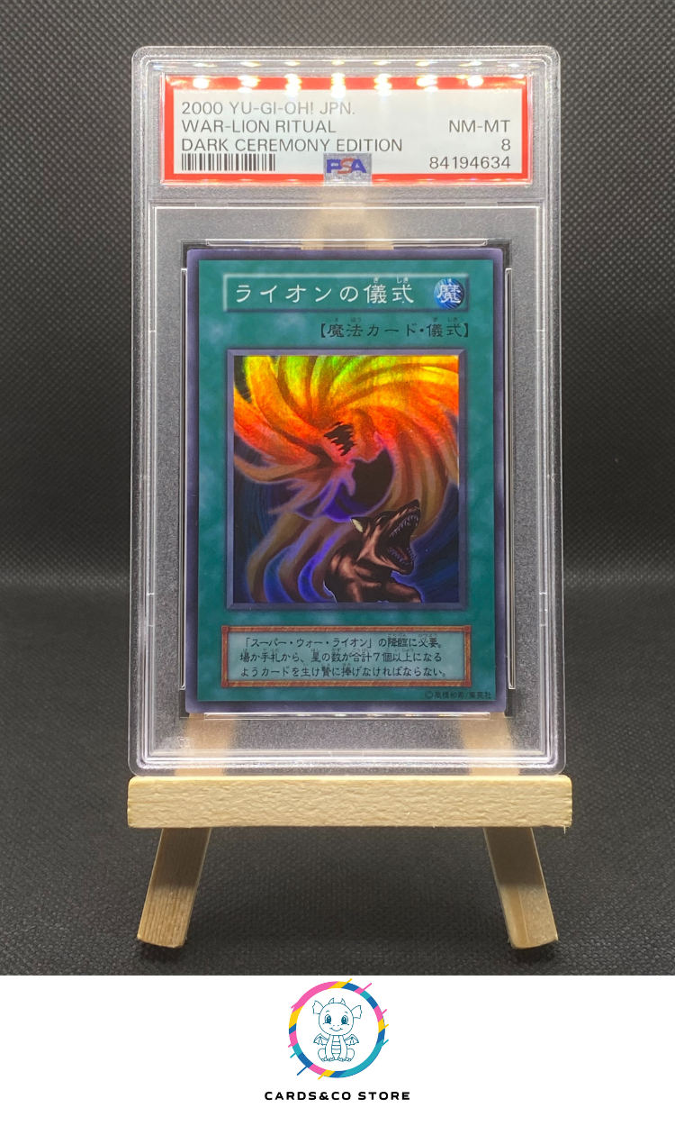 2000 - Yu-Gi-Oh! - Dark Ceremony Edition - War-Lion Ritual - JPN - PSA 8