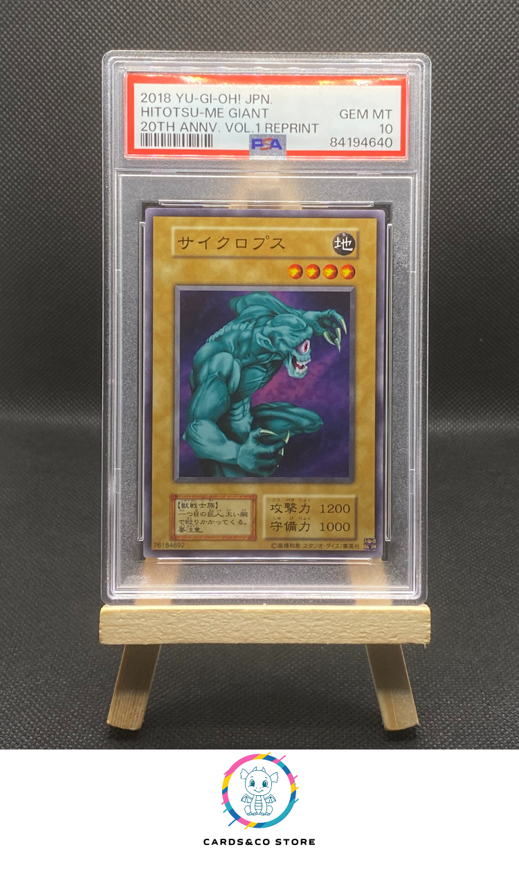 2018 - Yu-Gi-Oh! - 20th Annv. Vol 1 Reprint - Hitotsu-Me Giant - JPN - PSA 10