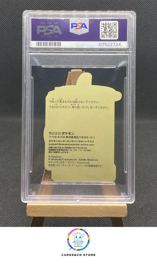 Pikachu Award Delivery! Sticker Holo - Marshtomp - JPN - PSA 10 - dos