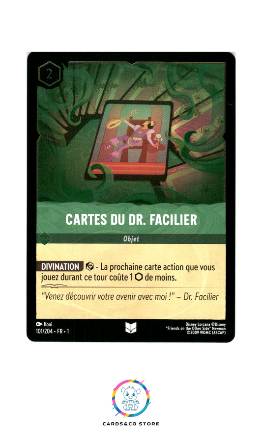 Cartes du Dr. Facilier - 101/204 - Peu commune - Brillante