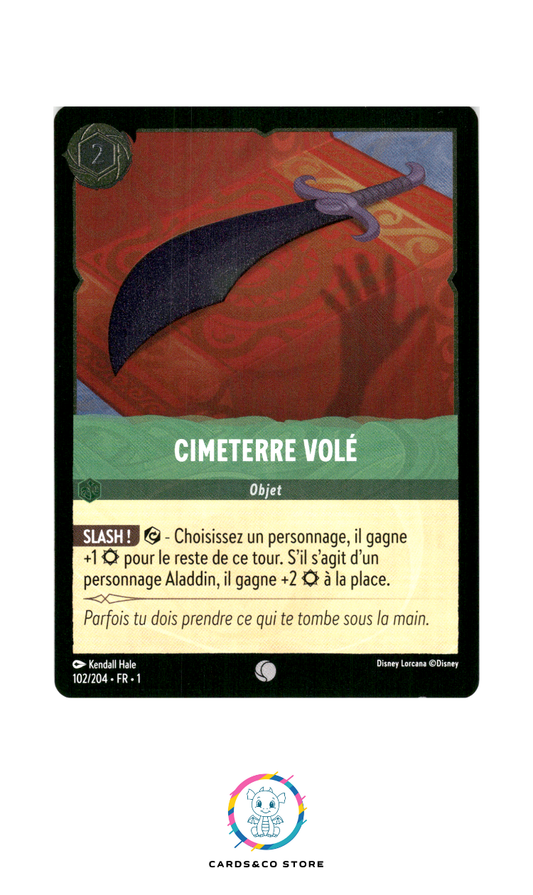 Cimeterre volé - 102/204 - Commune - Brillante