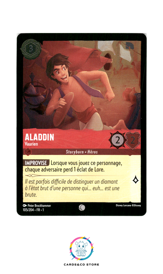 Aladdin, Vaurien - 105/204 - Commune - Brillante