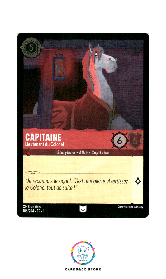 Capitaine, Lieutenant du Colonel - 106/204 - Peu commune - Brillante