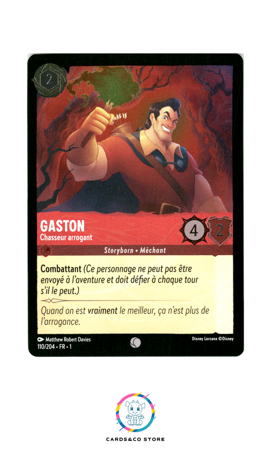 Gaston, Chasseur arrogant - 110/204 - Commune - Brillante