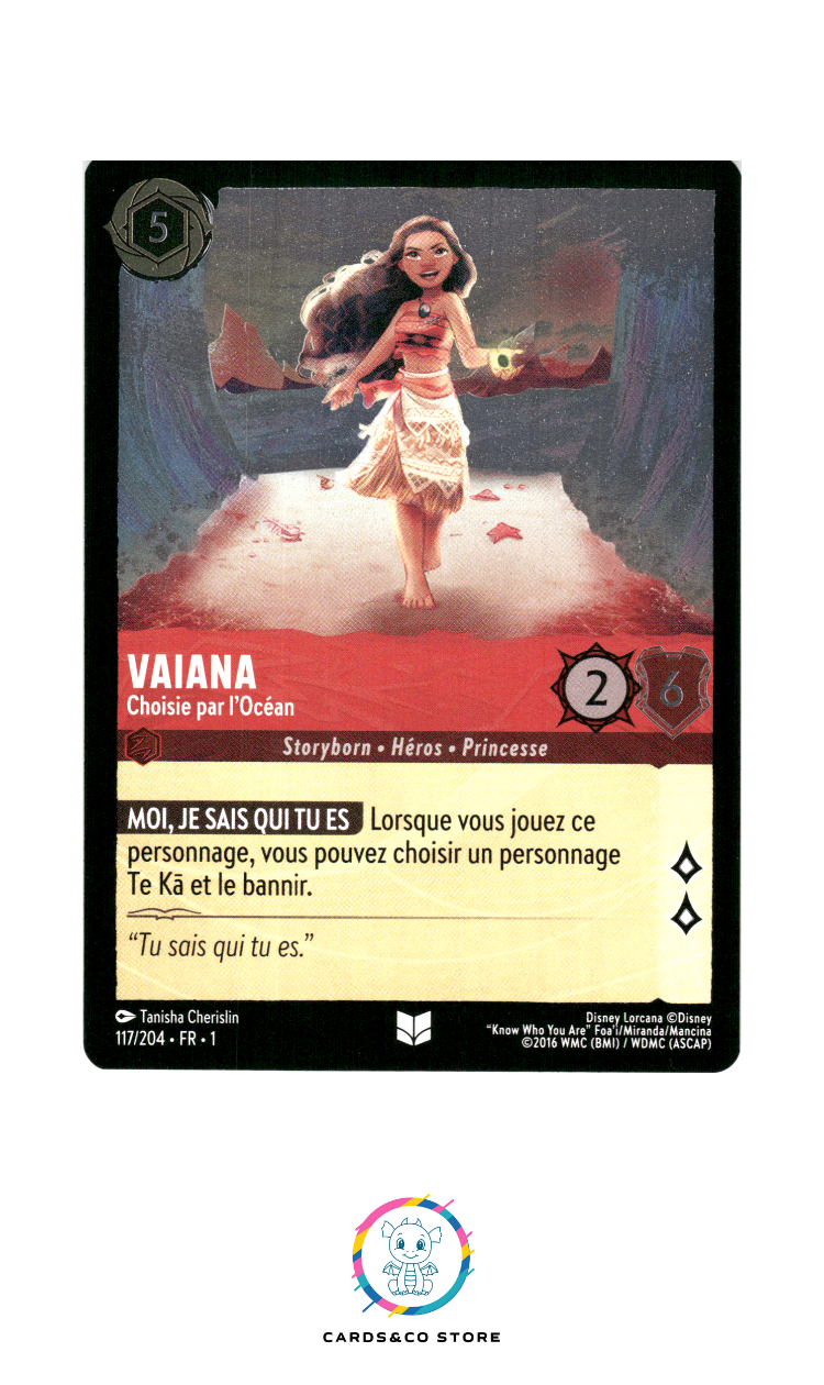 Vaiana, Choisie par l'océan - 117/204 - Peu commune - Brillante