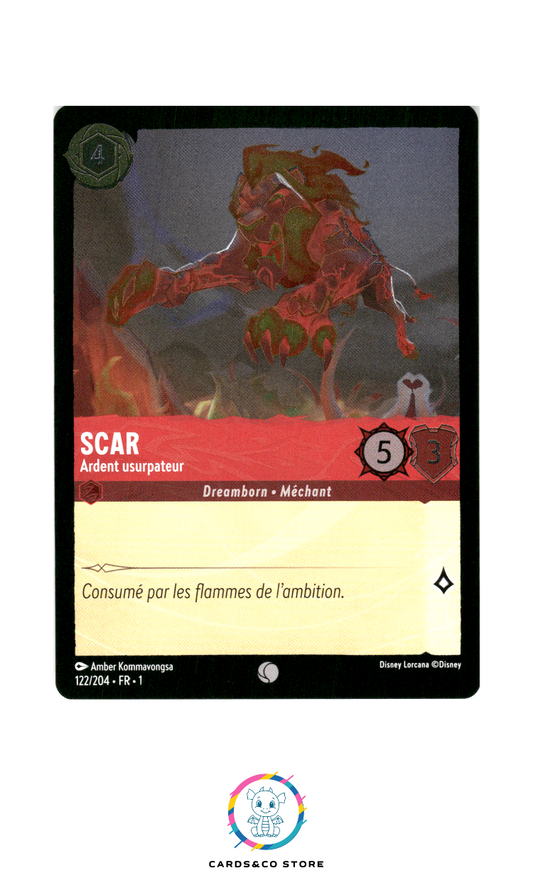 Scar, Ardent usurpateur - 122/204 - Commune - Brillante