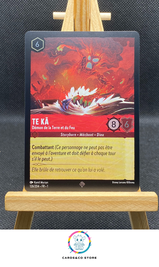 Te Kâ, Démon de la Terre et du Feu - 126/204 - Super Rare - Brillante
