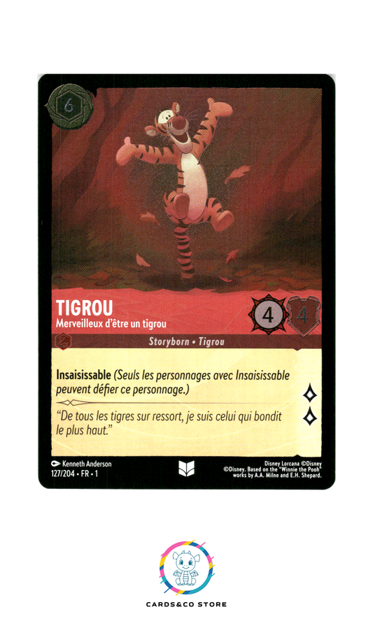 Tigrou, Merveilleux d'être un tigrou - 127/204 - Peu commune - Brillante