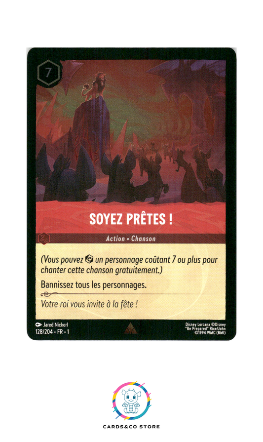 Soyez Prêtes ! - 128/204 - Rare - Brillante