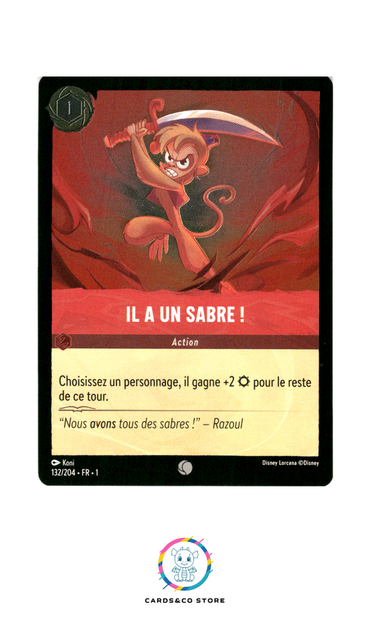 Il a un sabre ! - 132/204 - Commune - Brillante