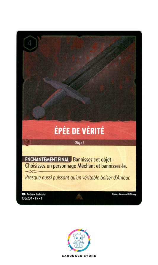 Epée de Vérité - 136/204 - Rare - Brillante