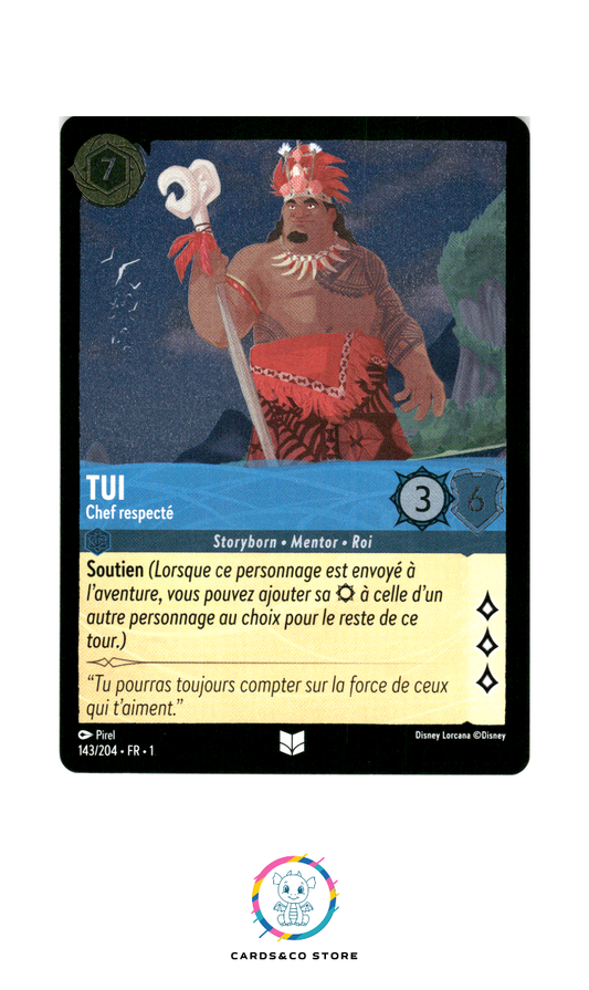 Tui, Chef respecté - 143/204 - Peu commune - Brillante