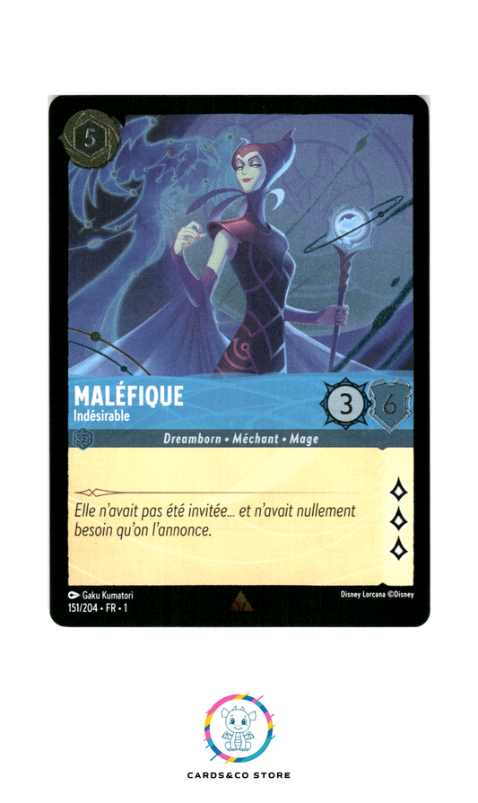 Maléfique, Indésirable - 151/204 - Rare - Brillante