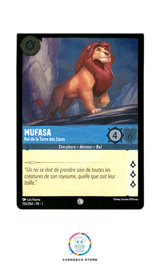 Mufasa, Roi de la Terre des Lions - 155/204 - Commune - Brillante