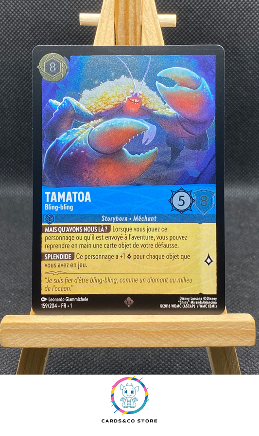 Tamatoa, Bling-bling - 159/204 - Super Rare - Brillante