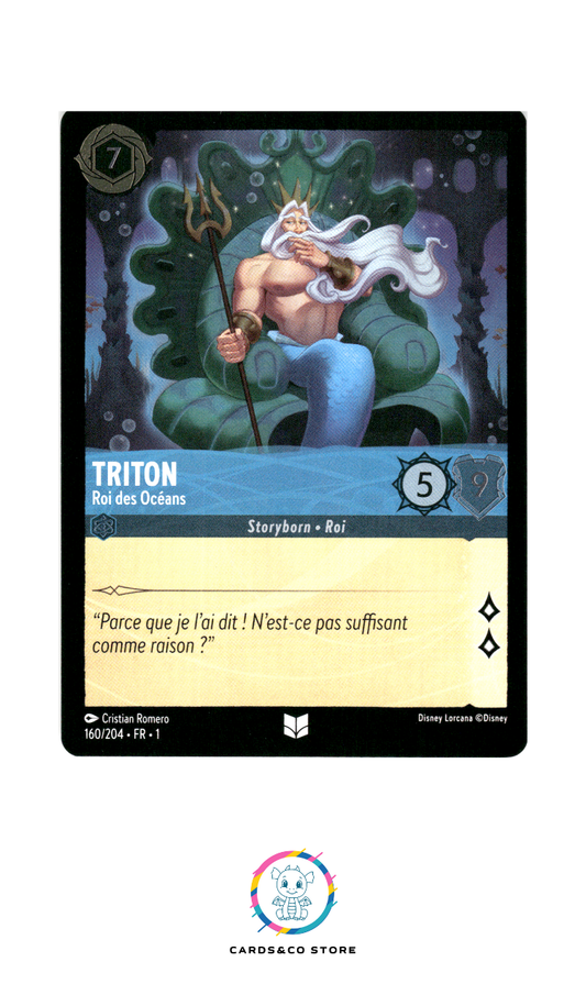 Triton, Roi des Océans - 160/204 - Peu commune - Brillante