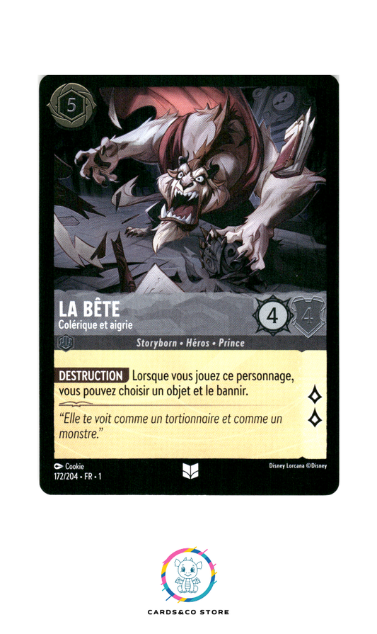 La Bête, Colérique et aigrie - 172/204 - Peu commune - Brillante