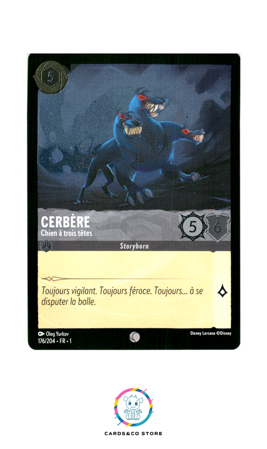 Cerbère, Chien à trois têtes - 176/204 - Commune - Brillante