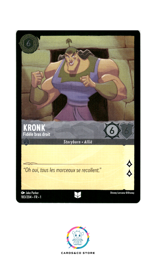 Kronk, Fidèle bras droit - 183/204 - Peu commune - Brillante