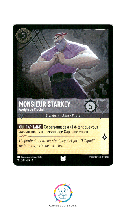 Monsieur Starkey, Acolyte de Crochet - 191/204 - Peu commune - Brillante