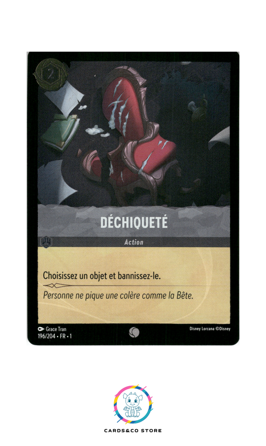 Déchiqueté - 196/204 - Commune - Brillante