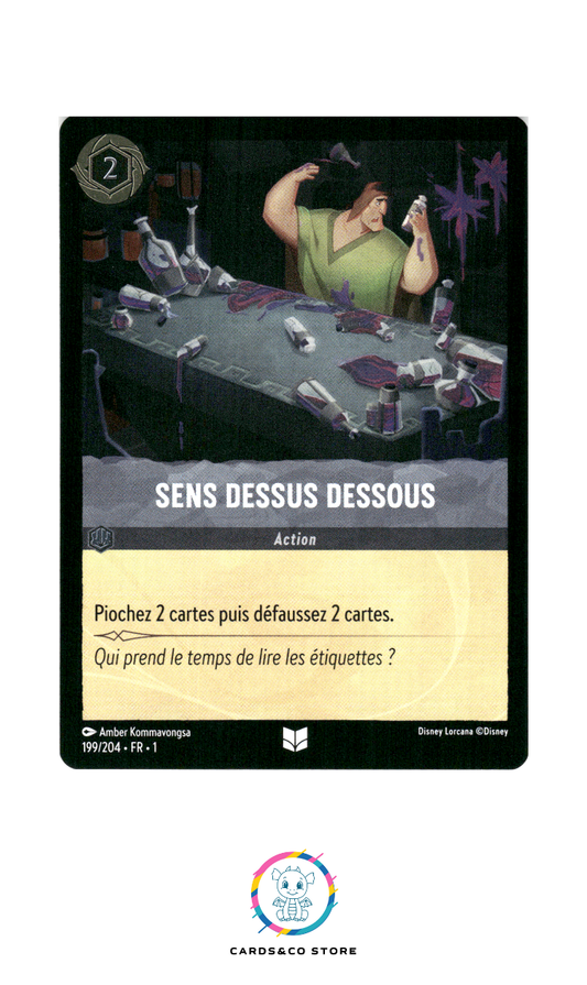 Sens Dessus Dessous - 199/204 - Peu commune - Brillante