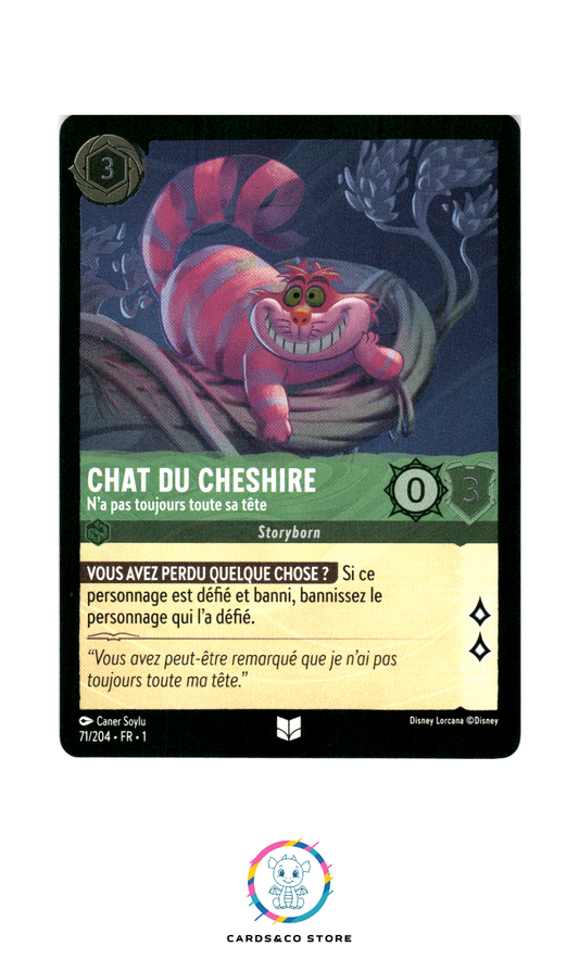 Chat du Cheshire, N'a pas toujours toute sa tête - 71/204 - Peu commune - Brillante