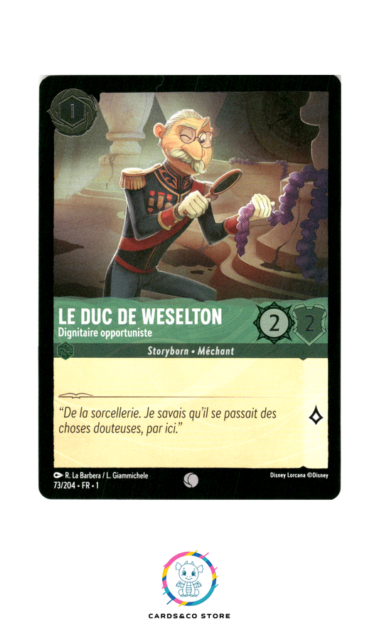 Le Duc de Weselton, Dignitaire opportuniste - 73/204 - Commune - Brillante