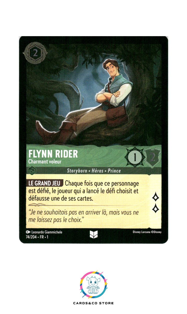 Flynn Rider, Charmant voleur - 74/204 - Peu commune - Brillante