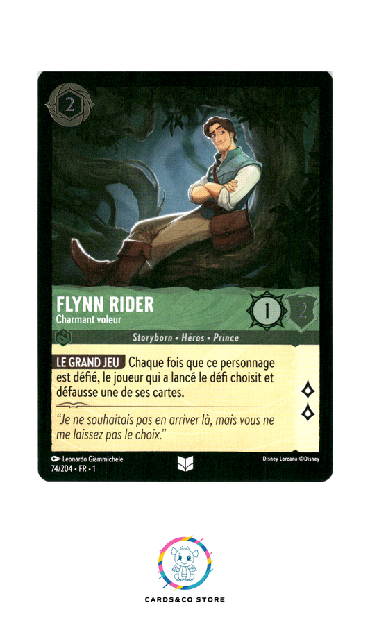 Flynn Rider, Charmant voleur - 74/204 - Peu commune - Brillante