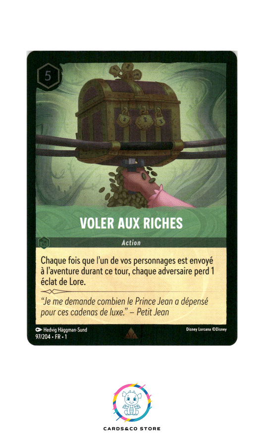 Voler aux Riches - 97/204 - Rare - Brillante
