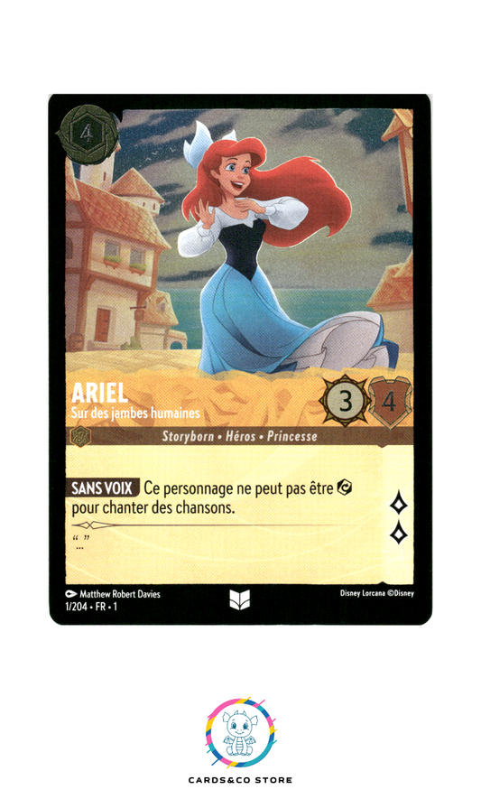 Ariel, Sur des jambes humaines - 1/204 - Peu commune - brillante
