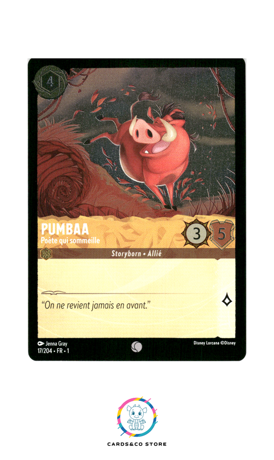 Pumbaa, Poète qui sommeille - 17/204 - Commune - Brillante
