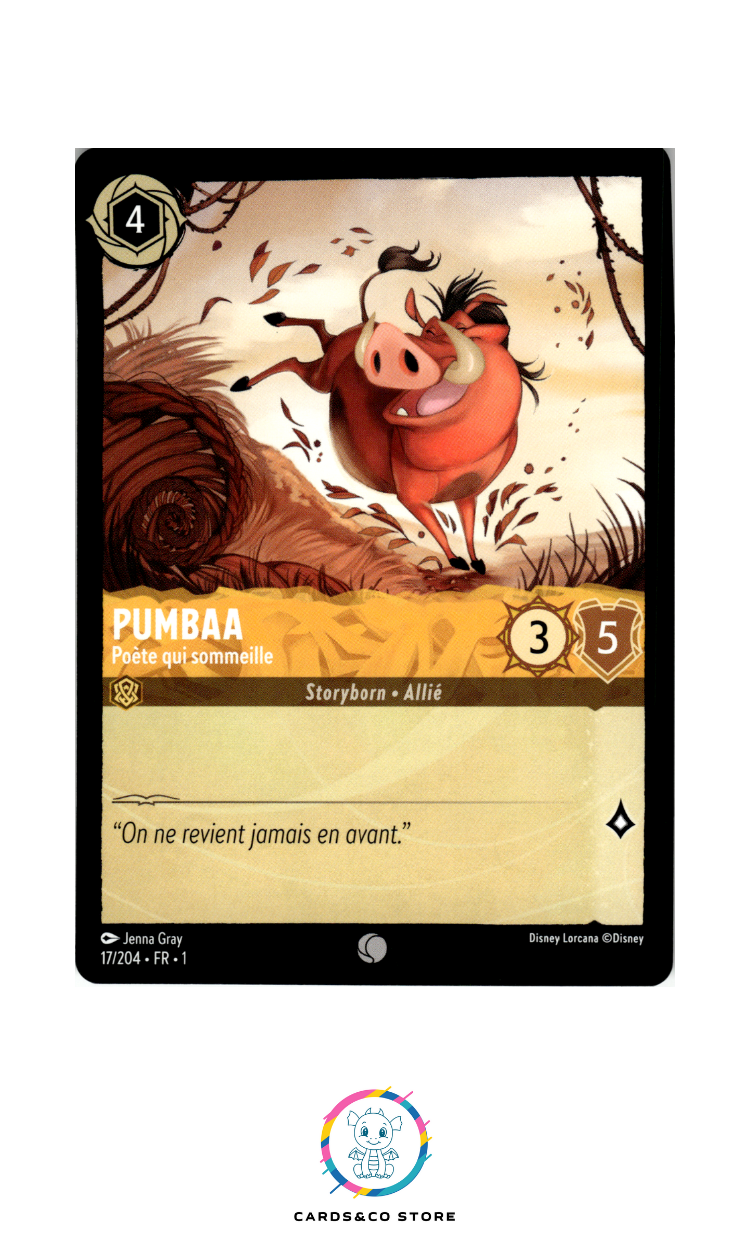 Pumbaa, Poète qui sommeille - 17/204 - Commune
