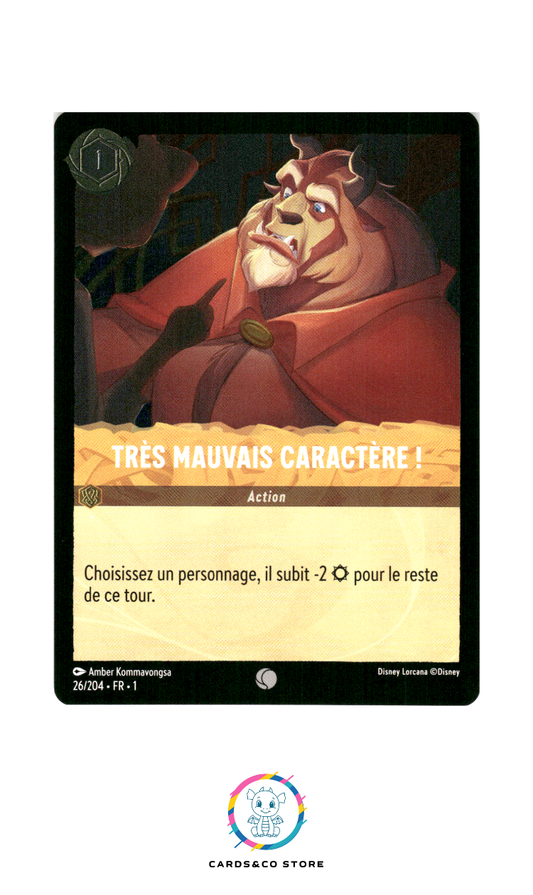 Très mauvais caractère - 26/204 - Commune - Brillante