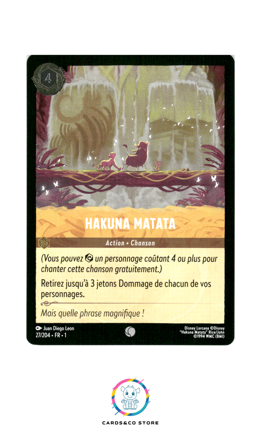 Hakuna Matata - 27/204 - Commune - Brillante