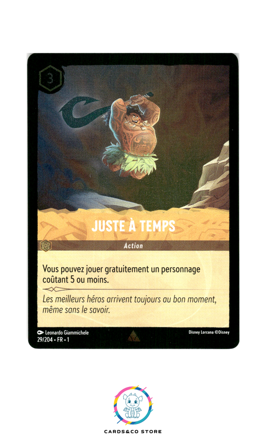 Juste à temps - 29/204 - Rare - Brillante