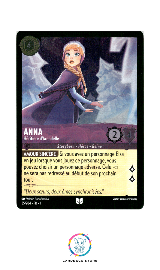 Anna, Héritière d'Arendelle - 35/204 - Peu commune - Brillante