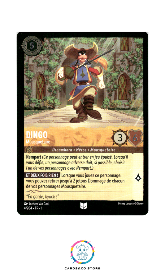 Dingo, Mousquetaire - 4/204 - Peu commune - Brillante