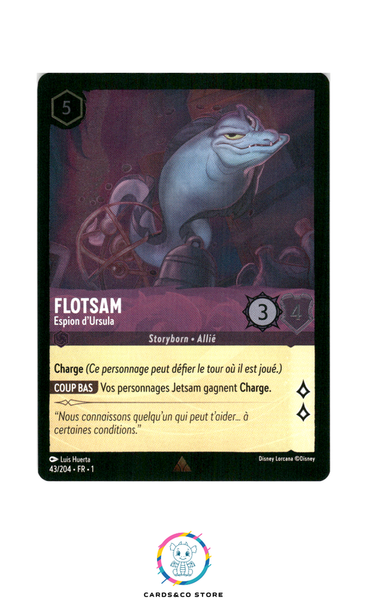 Flotsam, Espion d'Ursula - 43/204 - Rare - Brillante
