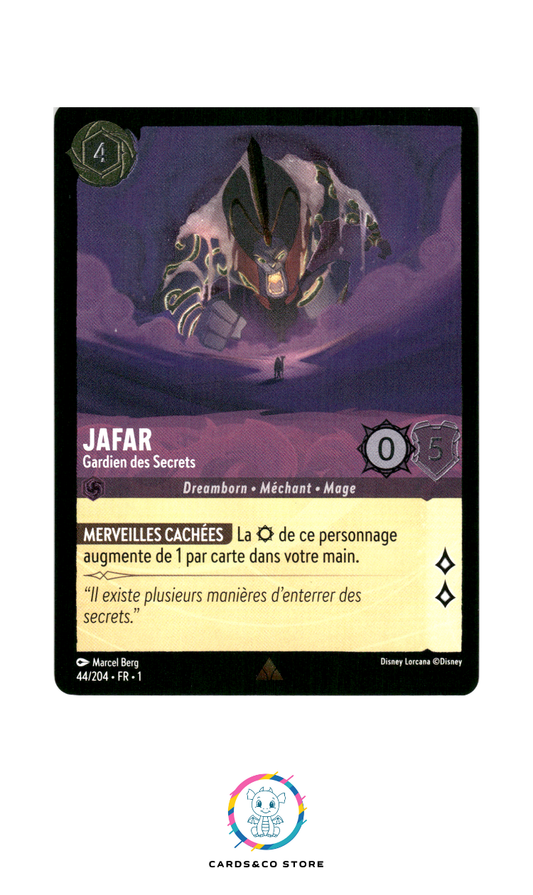 Jafar, Gardien des Secrets - 44/204 - Rare - Brillante