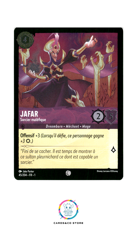 Jafar, Sorcier maléfique - 45/204 - Commune - Brillante
