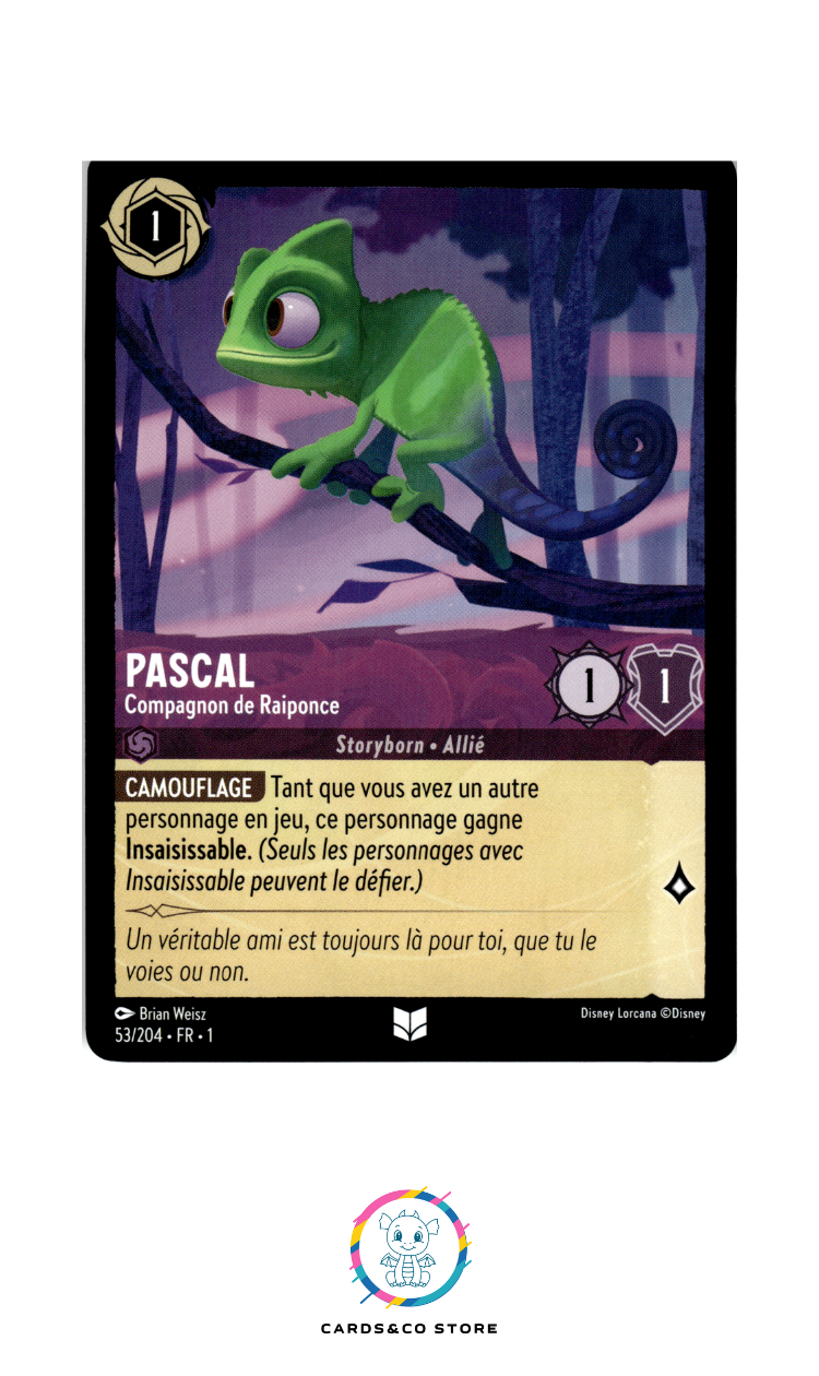 Pascal, Compagnon de Raiponce - 53/204 - Peu commune