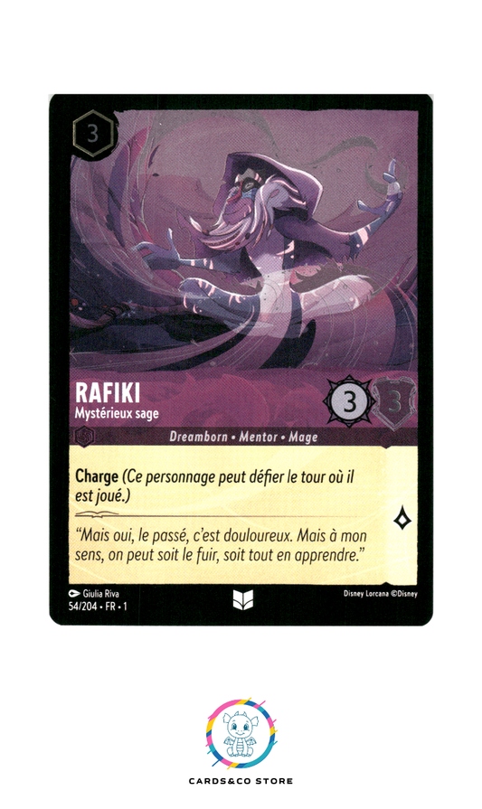 Rafiki, Mystérieux sage - 54/204 - Peu commune - Brillante