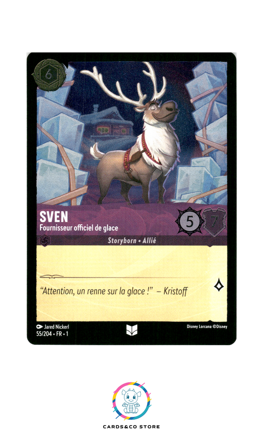 Sven, Fournisseur officiel de glace - 55/204 - Peu commune - Brillante