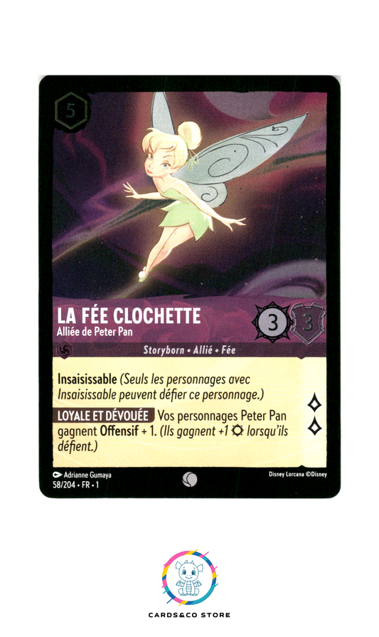 La Fée Clochette, Alliée de Peter Pan - 58/204 - Commune - Brillante