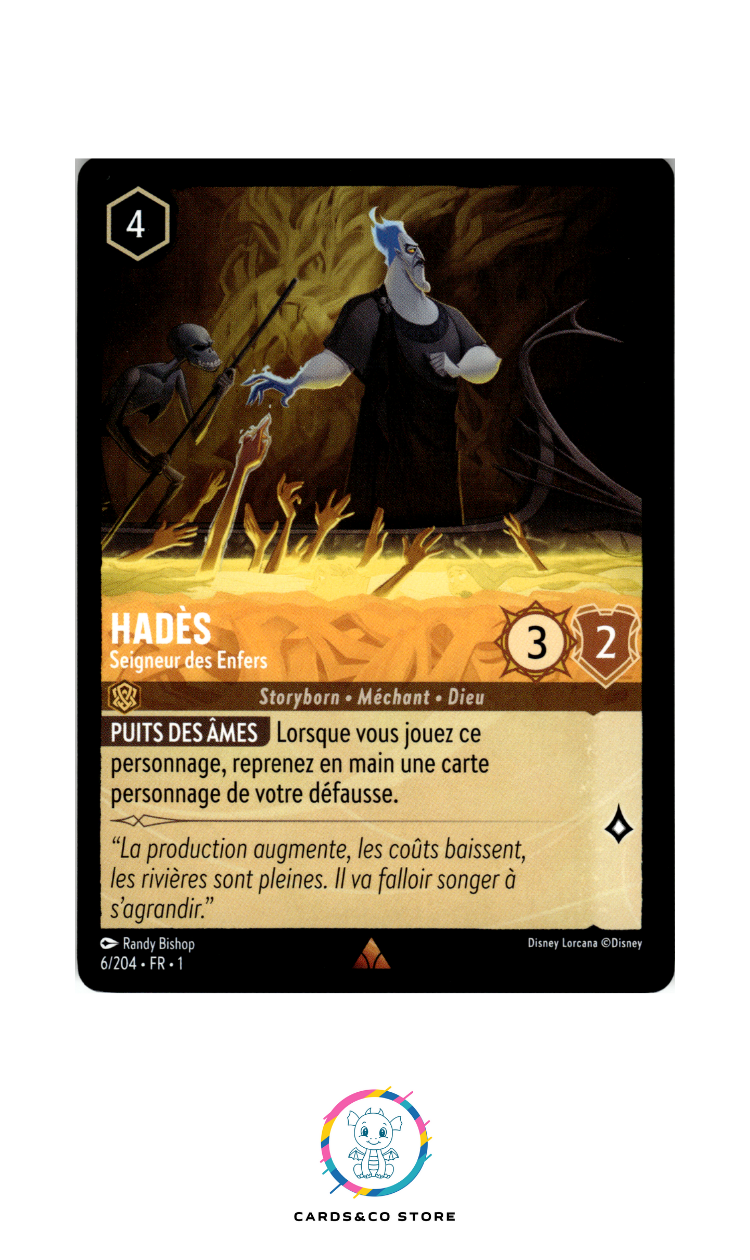 Hadès, Seigneur des Enfers - 6/204 - Rare